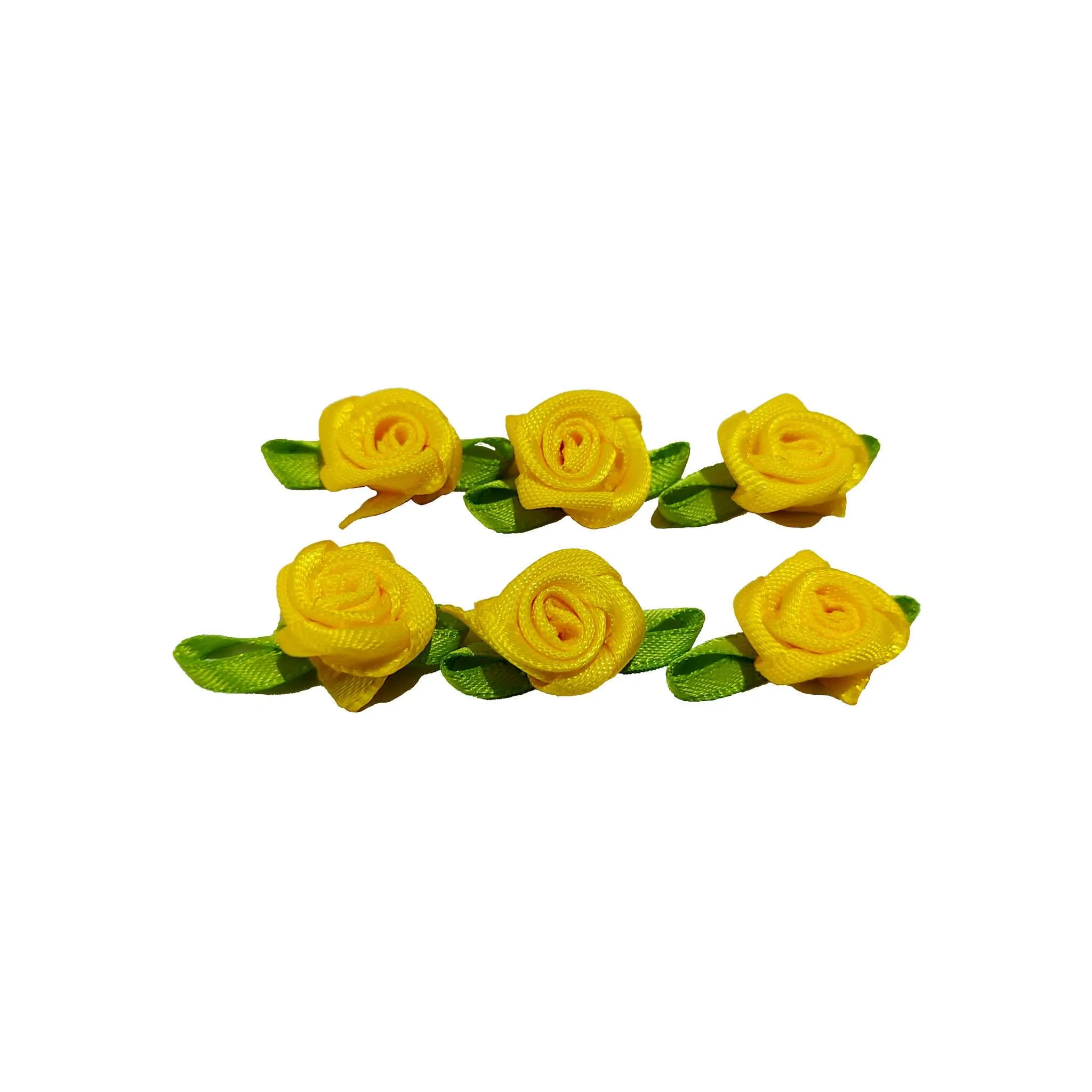 Decorative Artificial Mini Rose Fabric Flower for Decor, Craft or Textile - Design 131
