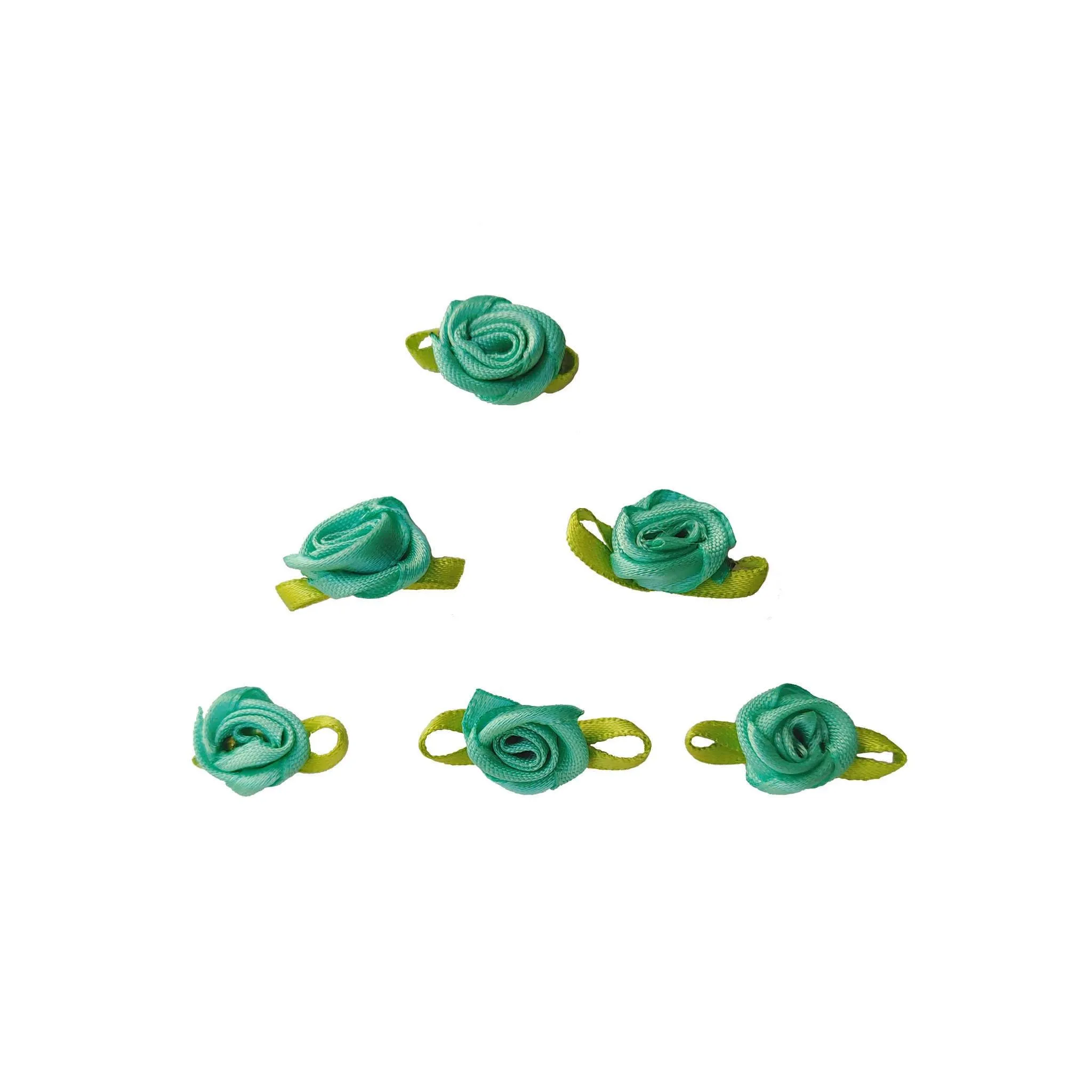 Decorative Artificial Mini Rose Fabric Flower for Decor, Craft or Textile - Design 131