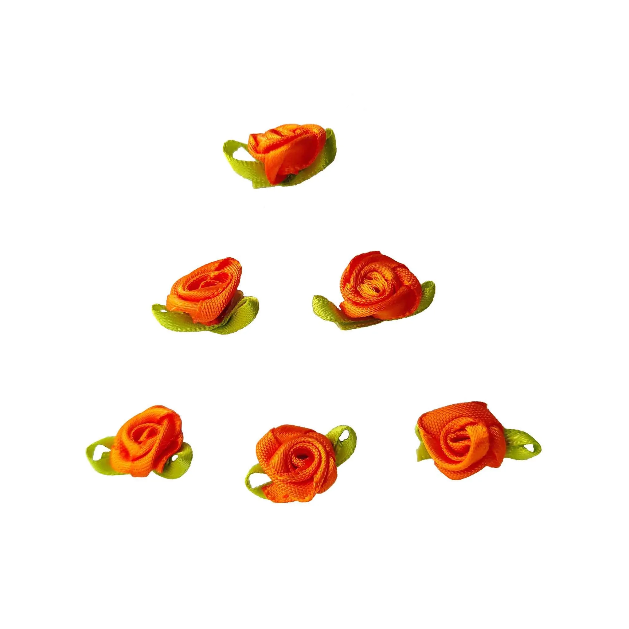 Decorative Artificial Mini Rose Fabric Flower for Decor, Craft or Textile - Design 131