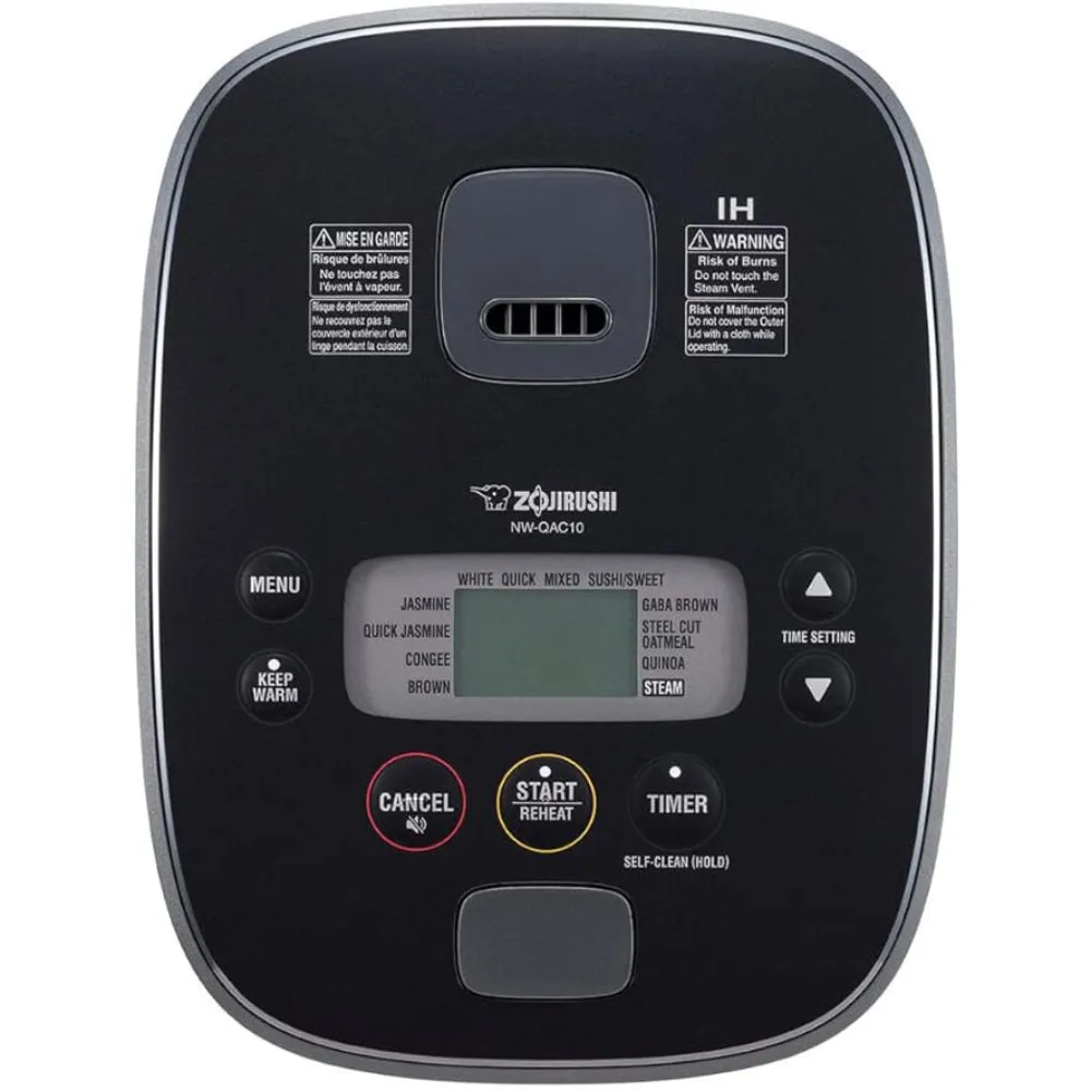 Electronic Rice cooker/ warmer 1.0 ltr, BLACK