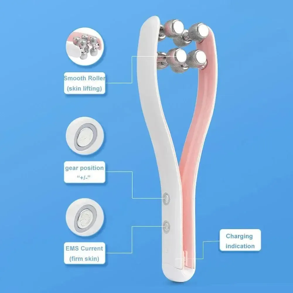 EMS Face Massager Facial Lift Up Machine Microcurrent Cellulite Double