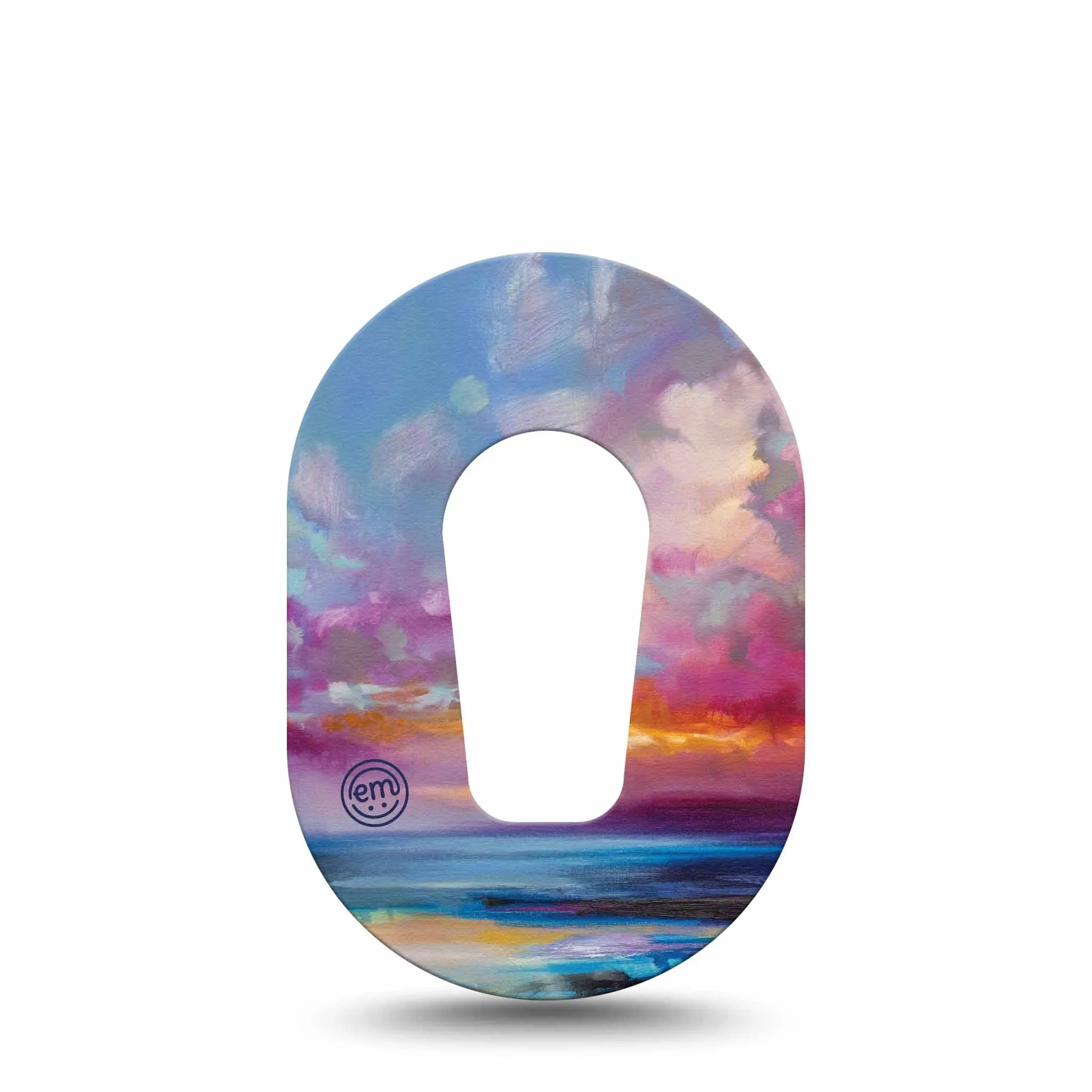 ExpressionMed Mini Painted Skies Adhesive Patch Dexcom G6/One