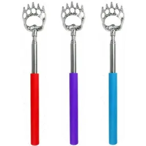 Extendable Claw Back Scratcher 42cm Assorted - Telescopic Handheld Scratching Tool for Itchy Relief