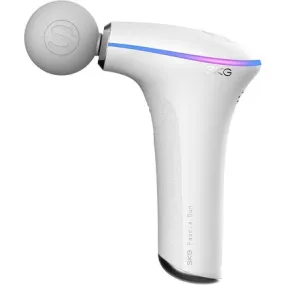 F5-En Electric hand massage gun with heating function 1800 mAh - white, Skg