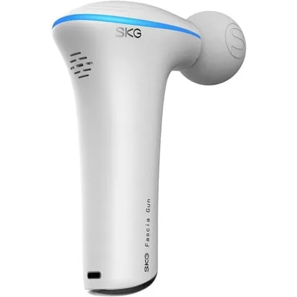 F5-En Electric hand massage gun with heating function 1800 mAh - white, Skg