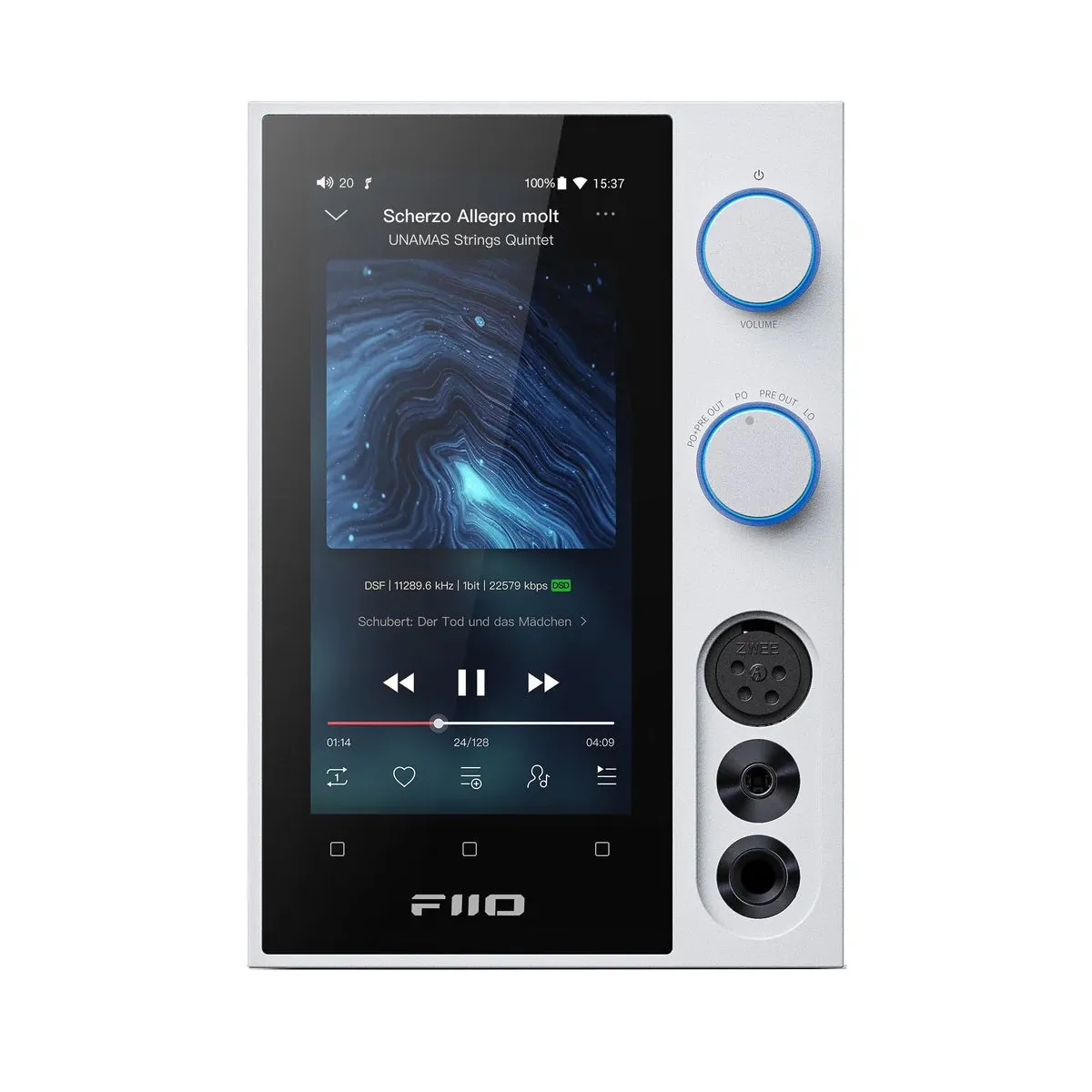 FiiO R7 All-in-One Player, Streamer, and Headphone Amp/DAC (Open Box)