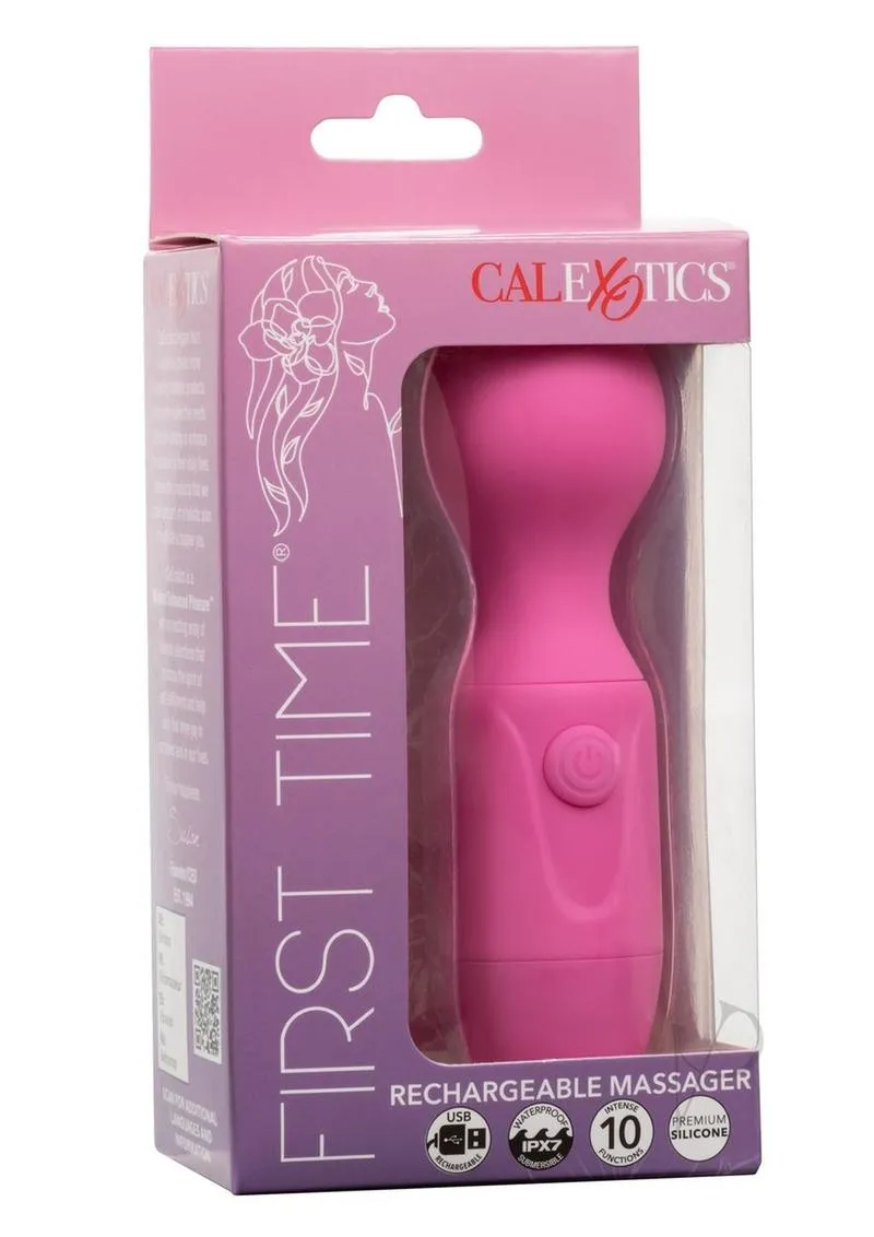 First Time Recharge Massager Pink