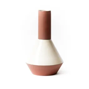 Flake Rim Vase Z1 - Ivory