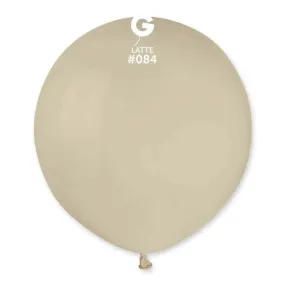 Gemar - 19" Latte Latex Balloons #084 (25pcs)