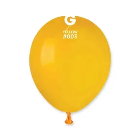 Gemar - 5" Yellow Latex Balloons #003 (100pcs)