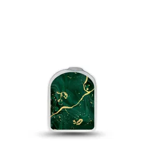 Green & Gold Marble Pod Center Sticker