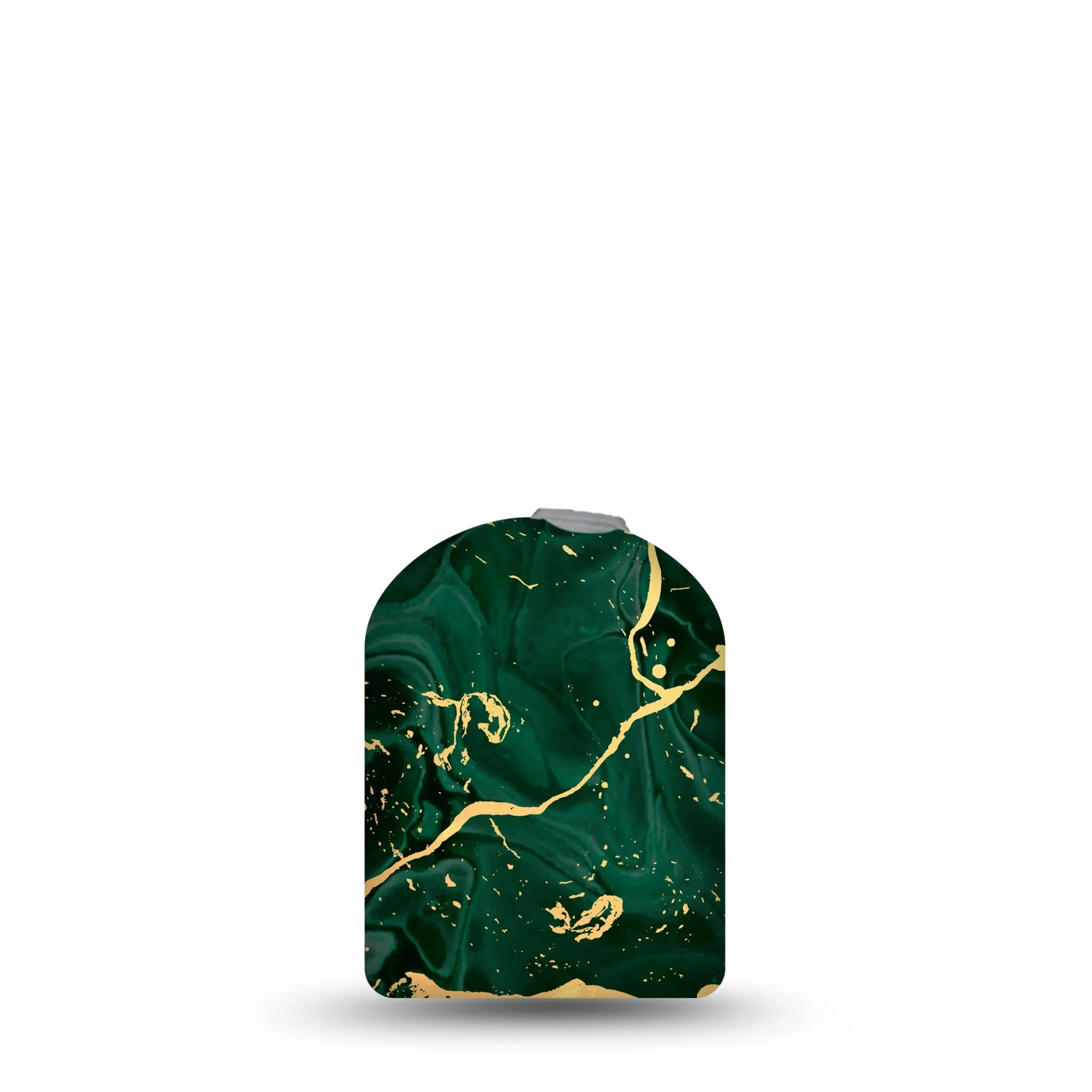 Green & Gold Marble Pod Center Sticker