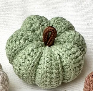 Handmade Crochet Pumpkins Autumn Decor