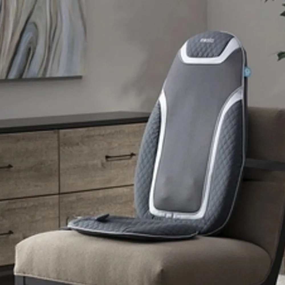 HOMEDICS MCS-757H-CA Gentle Touch Gel Shiatsu Massage Cushion with Heat - Blemished Package with Full Warranty