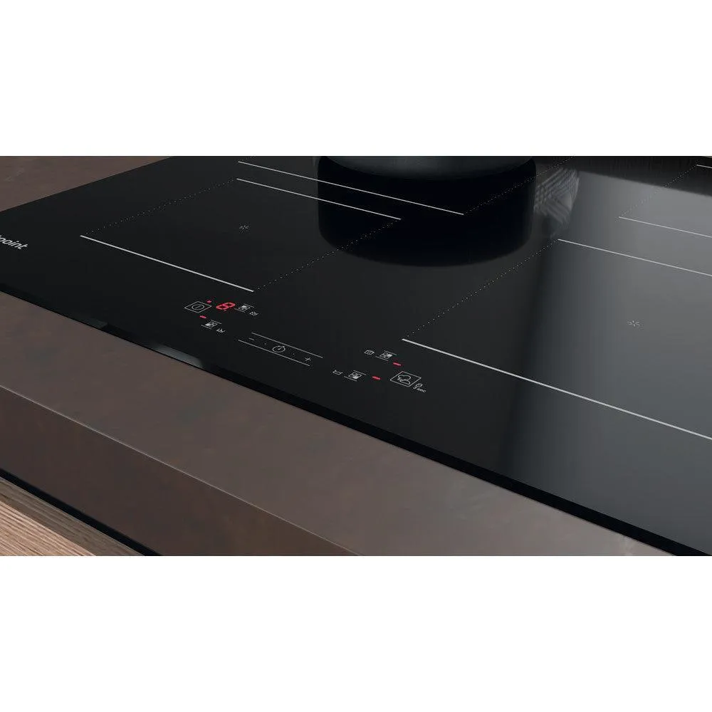 Hotpoint 60CM 4 Zone Ceramic Induction Hob - Black | TQ4160SBF