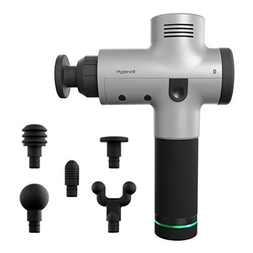 Hypervolt Bluetooth, Featuring Quiet Glide Technology - Handheld Percussion Massage Gun | 3 Speeds, 5 Interchangeable Heads