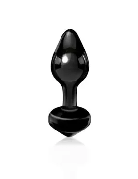 Icicles No. 44 Glass Butt Plug - Black
