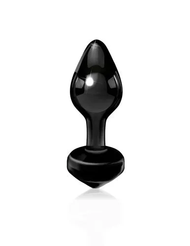 Icicles No. 44 Glass Butt Plug - Black