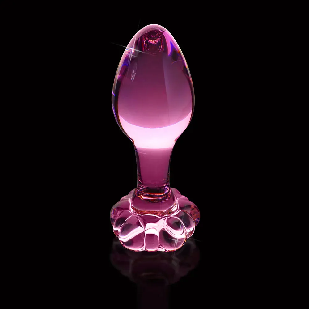 Icicles No. 48 3.5in Glass Plug with Flower Base