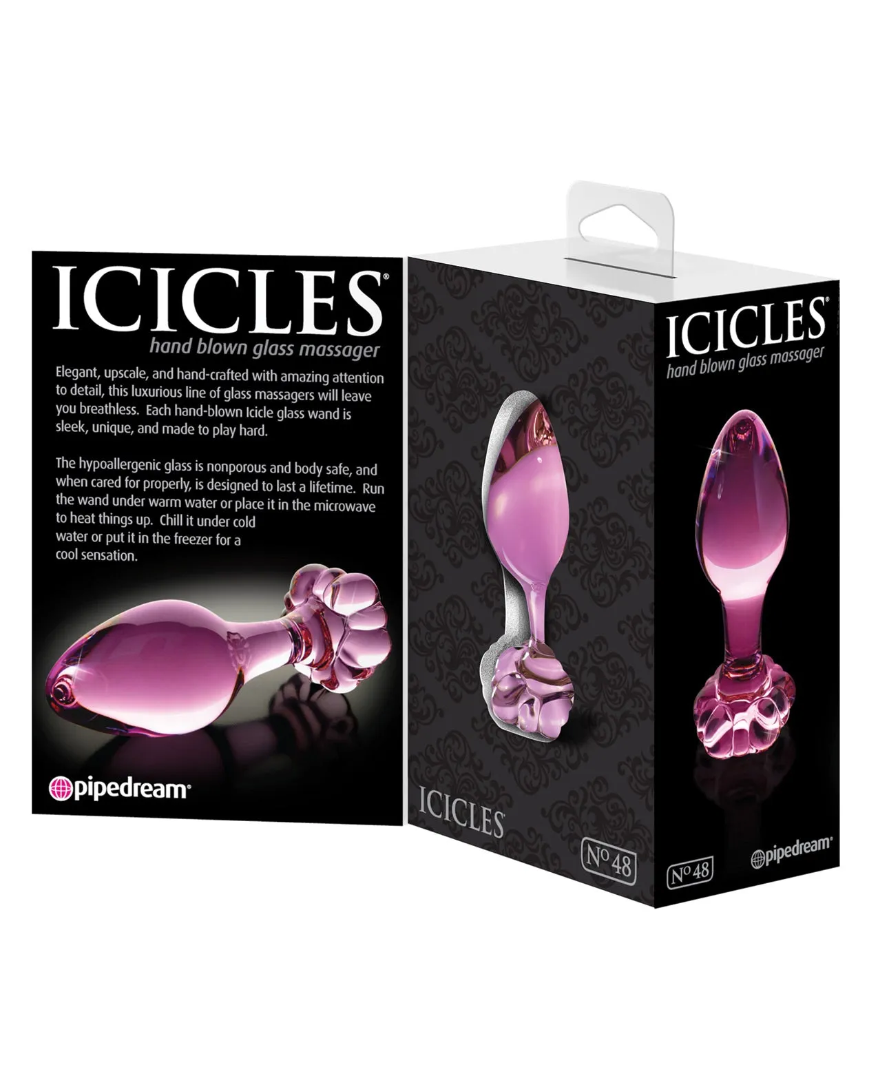 Icicles No. 48 Butt Plug - Pink