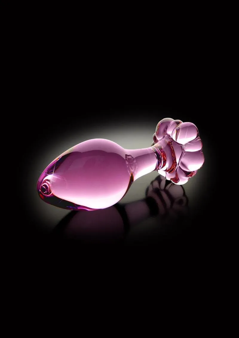 Icicles No. 48 Flower Shaped Glass Anal Plug