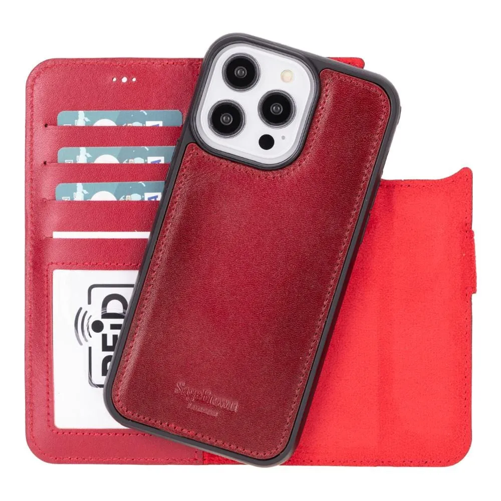 iPhone 14 Pro Max Case With RFID - Burnished Red