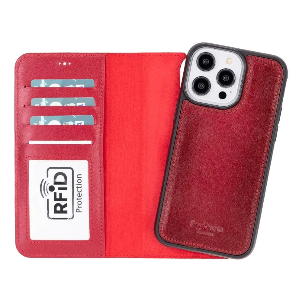 iPhone 14 Pro Max Case With RFID - Burnished Red