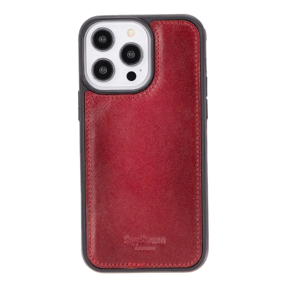 iPhone 14 Pro Max Case With RFID - Burnished Red