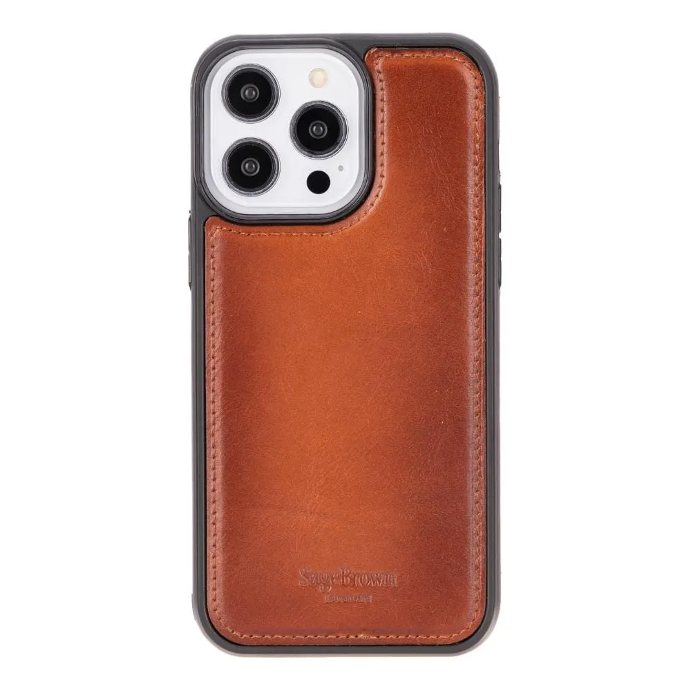 iPhone 14 Pro Max Case With RFID - Burnished Tan