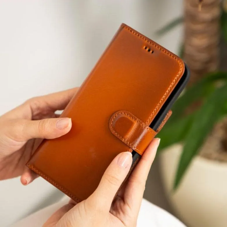 iPhone 14 Pro Max Case With RFID - Burnished Tan