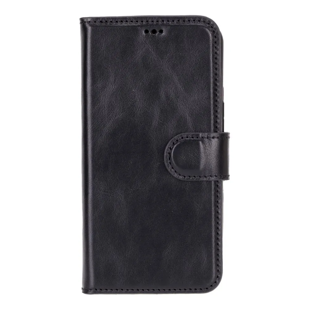 iPhone 15 Case in Leather With RFID - Black