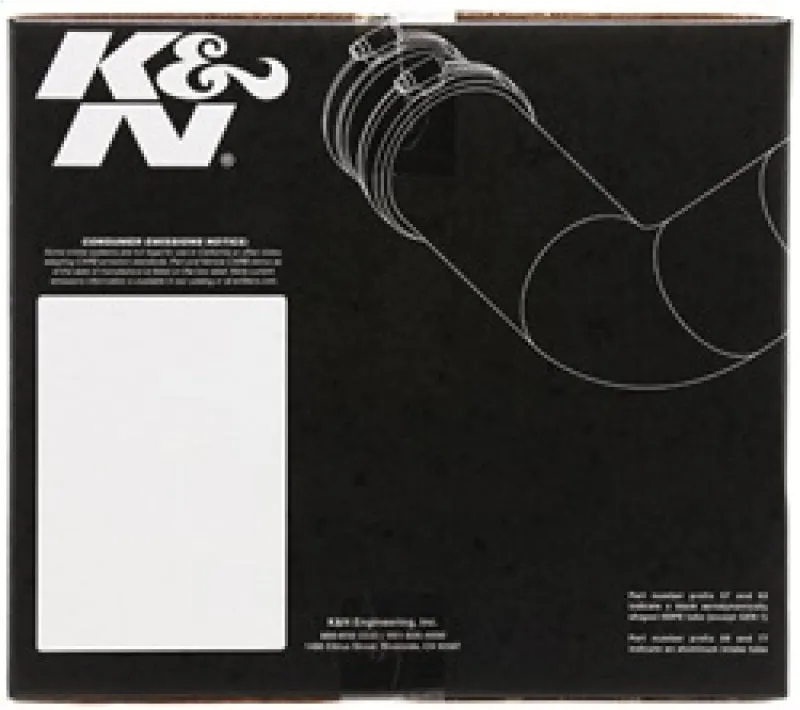 K&N 07-08 G35 Dual Silver Typhoon Short Ram Intakes 69-7082TS