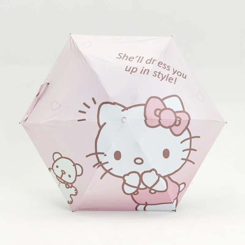 Kawaii Sanrio Character Print Rain Or Shine Umbrella