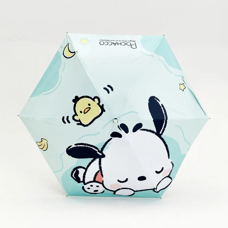 Kawaii Sanrio Character Print Rain Or Shine Umbrella