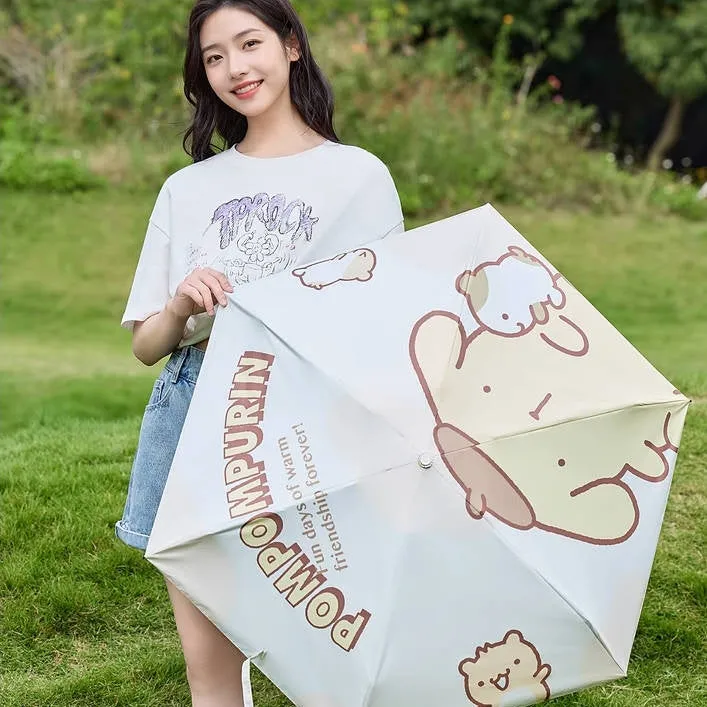 Kawaii Sanrio Character Print Rain Or Shine Umbrella