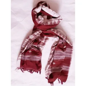 Kotpad Nivara Aal Red Cotton Dupatta