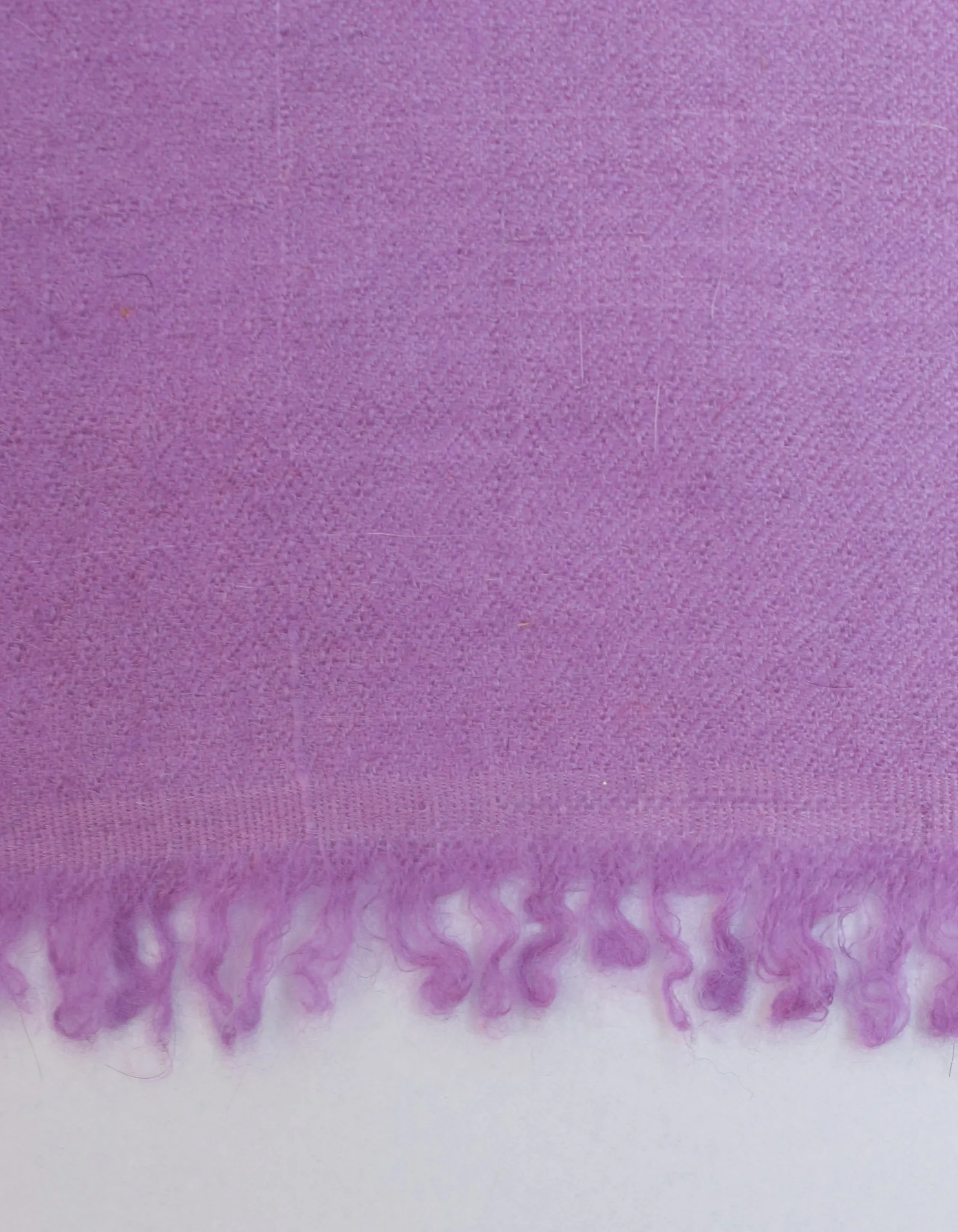 Lavender Handmade Sozni Certified Jaali  Embroidered Cashmere Pashmina Stole