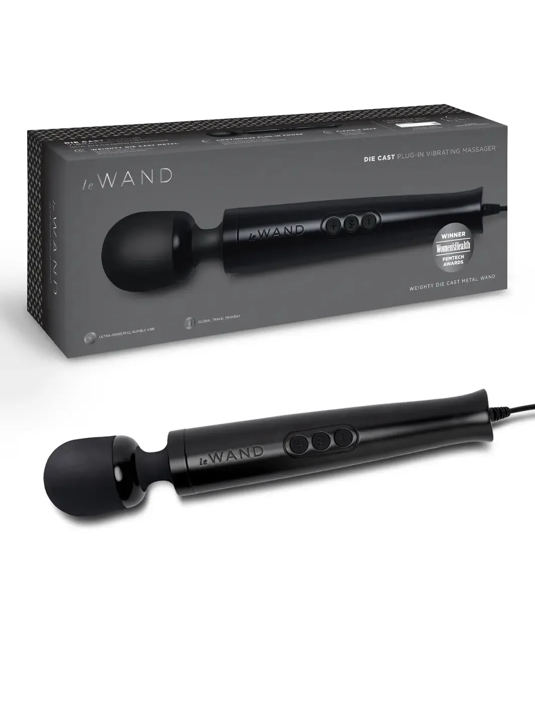 Le Wand Die Cast Plug-In Personal Massager