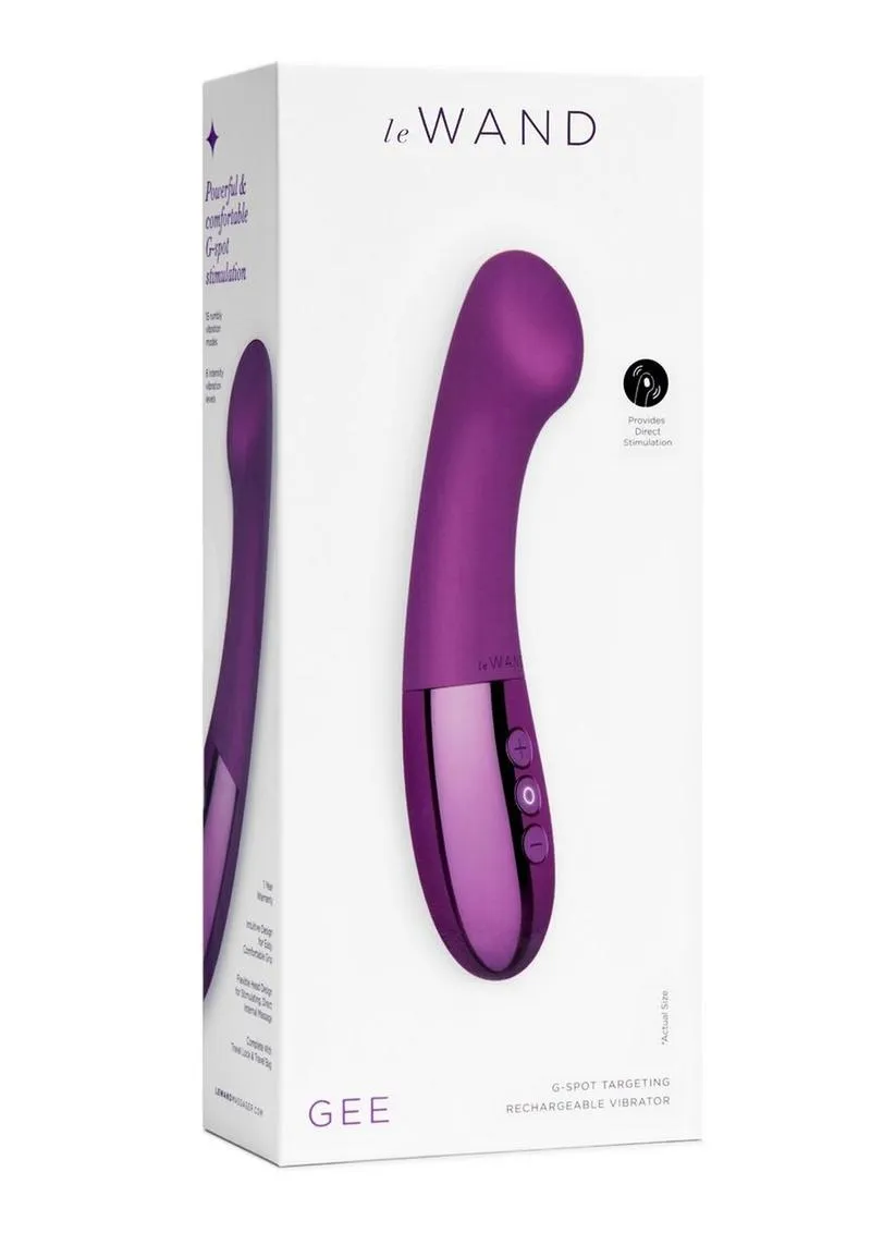 Le Wand Gee Rechargeable Silicone Body Wand