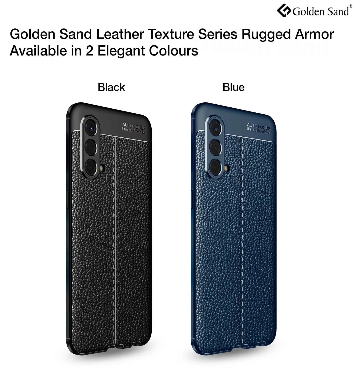 Leather Armor TPU Series Shockproof Armor Back Cover for OnePlus Nord CE 5G, 6.43 inch, Blue