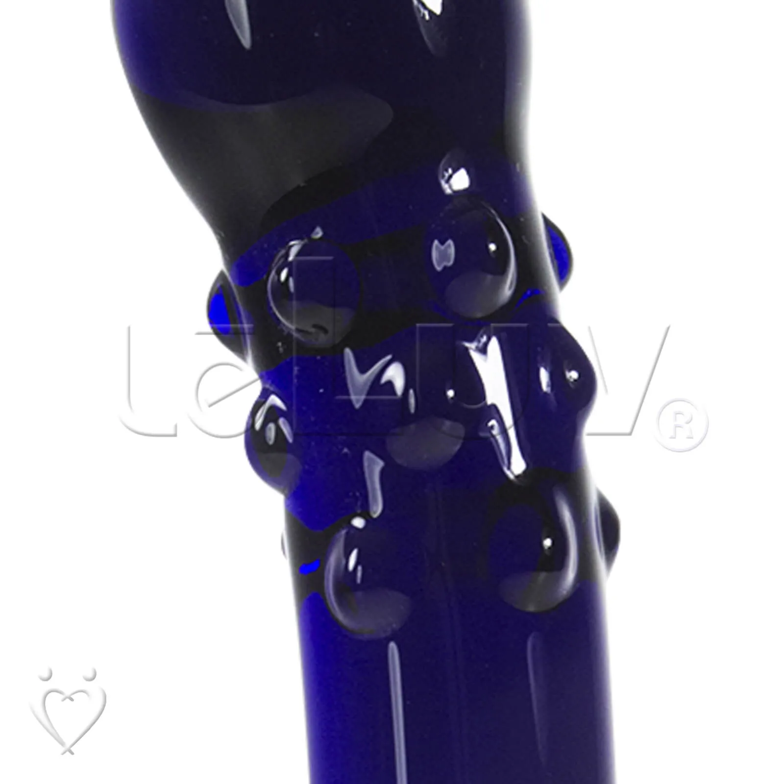 LeLuv Bundle - 5 Borosilicate Glass Cobalt Blue Dildos Wands Butt Plugs Sexy Gift Massagers Toys