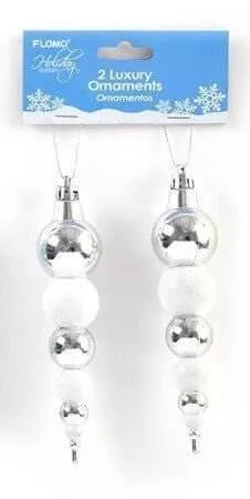 Long Hanging Christmas Ornaments (2pcs)