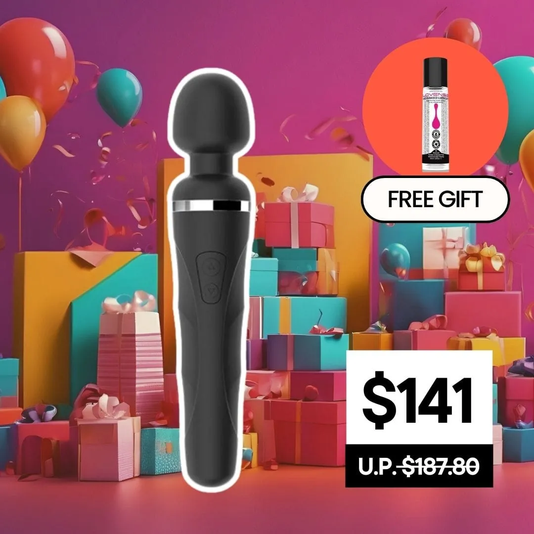 Lovense BFCM Bundle: Domi 2 App-Controlled Wand Massager