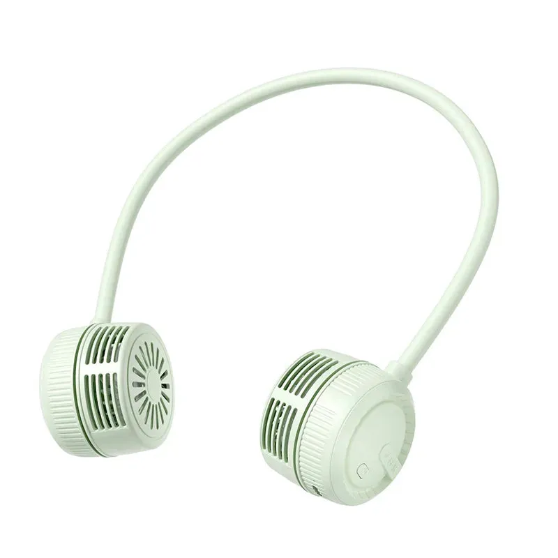 Low Noise Wearable Portable Bladeless Around the Neck Fan