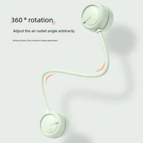 Low Noise Wearable Portable Bladeless Around the Neck Fan