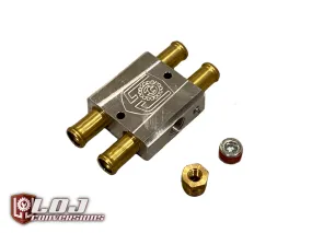 LS Swap Heater Bypass Block - All 5/8" Ports
