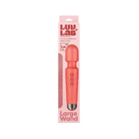 Luv Lab Lw96 Large Wand Silicone Coral