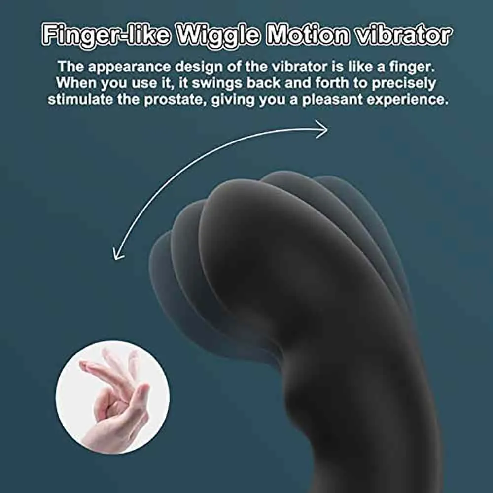 Mantric Wiggling & Vibrating Anal Vibrator Sensual Prostate Massager