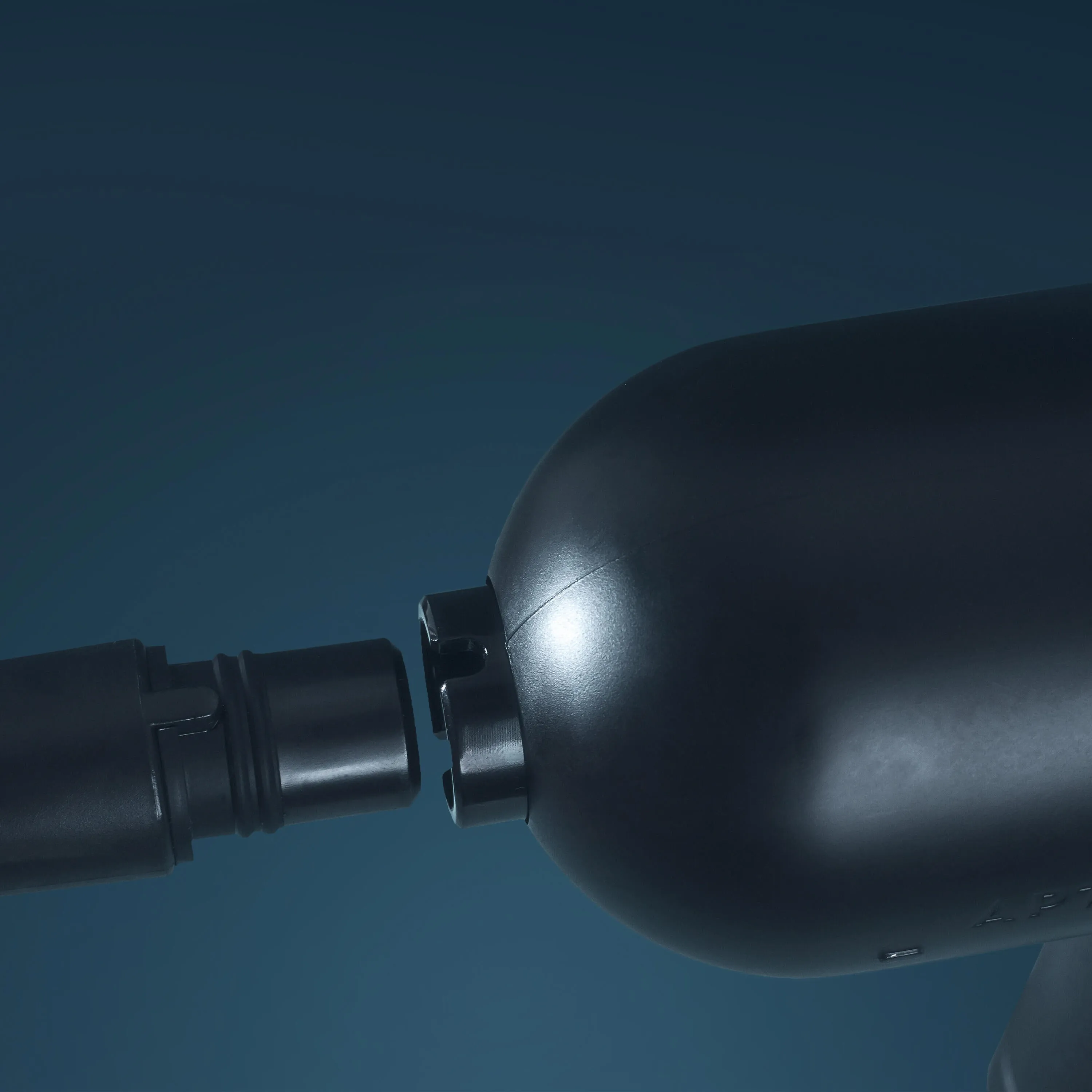 Massage gun percussion massager DECATHLON, black