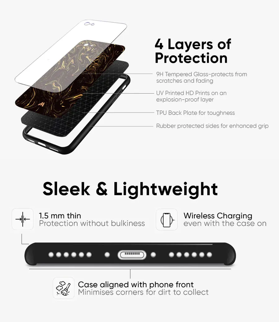 Melting Anime Glass Phone Case Cover
